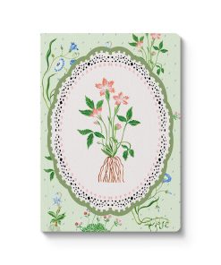 Green Roots Vignette A6 Premium Paperback Notebook