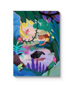 Animals of the Sumatran Jungle A6 Premium Paperback Notebook