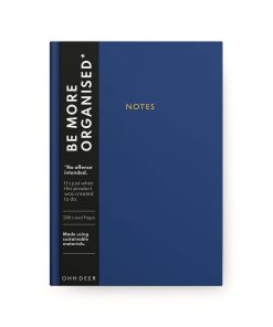 Dark Indigo Linen Notebook