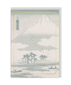 Eastern Elegance Mount Fuji Greeting Card